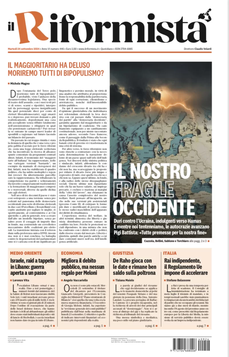 Quotidiano del 24 Settembre 2024