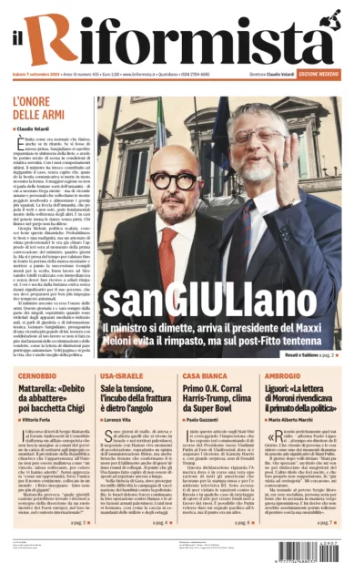 Quotidiano del 7 Settembre 2024