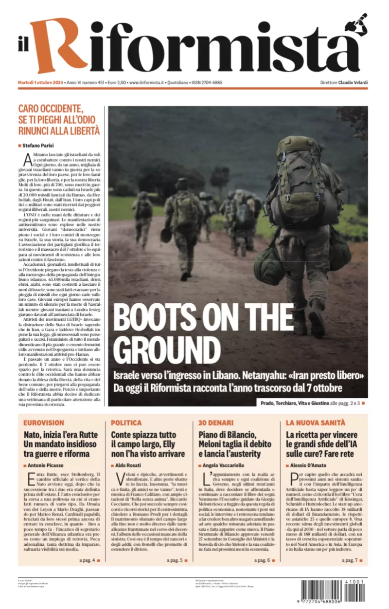 Quotidiano del 1° Ottobre 2024