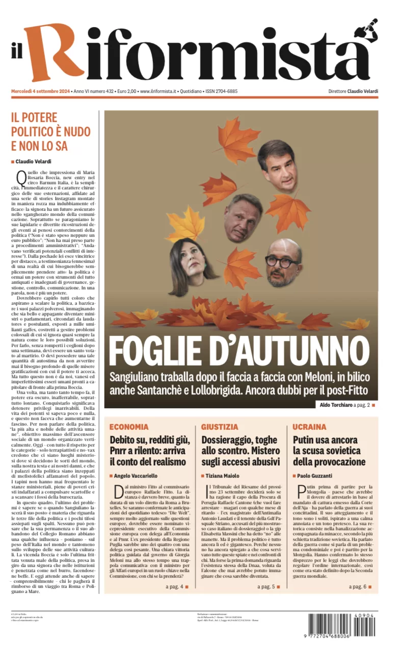 Quotidiano del 4 Settembre 2024