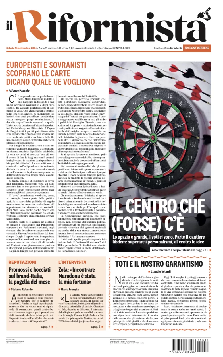 Quotidiano del 14 Settembre 2024