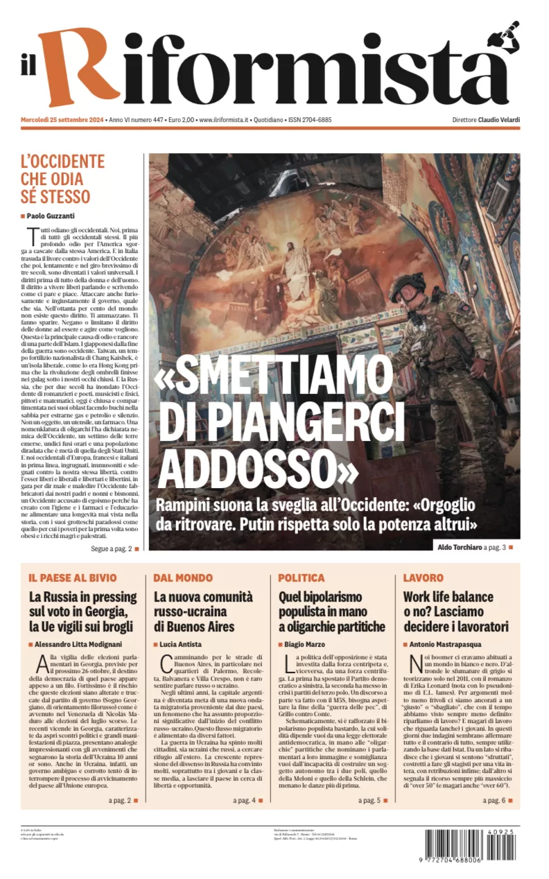 Quotidiano del 25 Settembre 2024