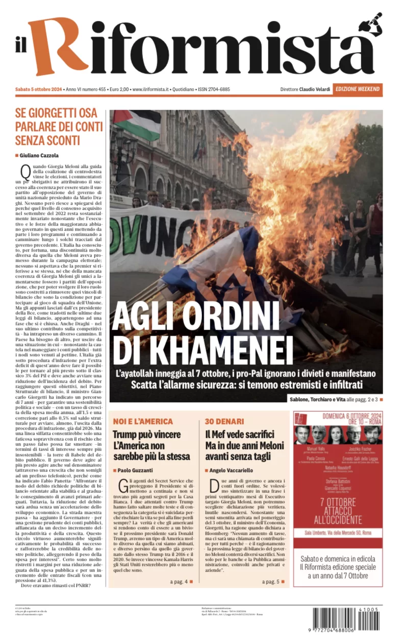 Quotidiano del 5 Ottobre 2024