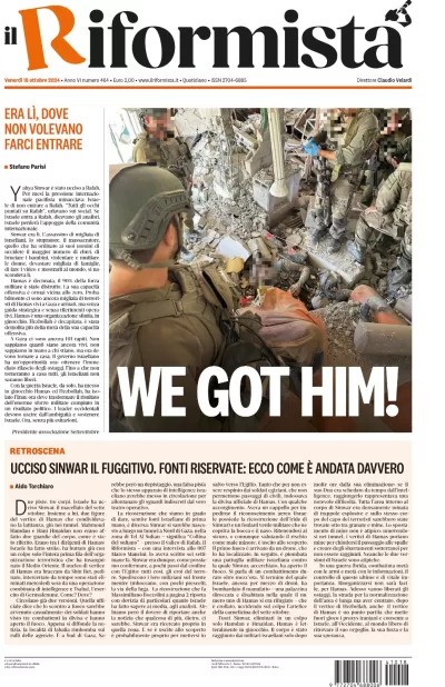 Quotidiano del 18 Ottobre 2024