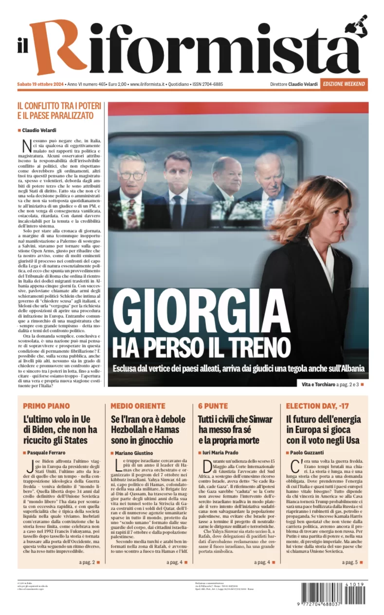 Quotidiano del 19 Ottobre 2024