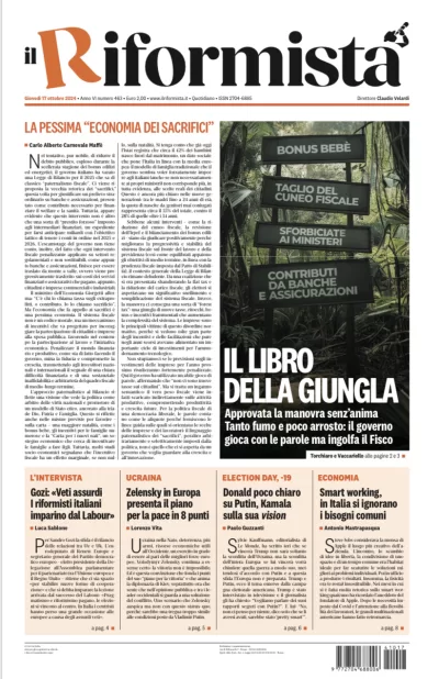 Quotidiano del 17 Ottobre 2024