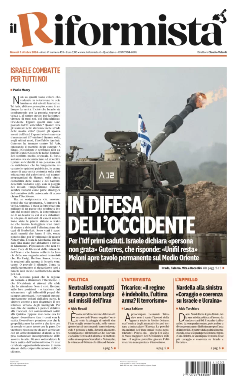 Quotidiano del 3 Ottobre 2024