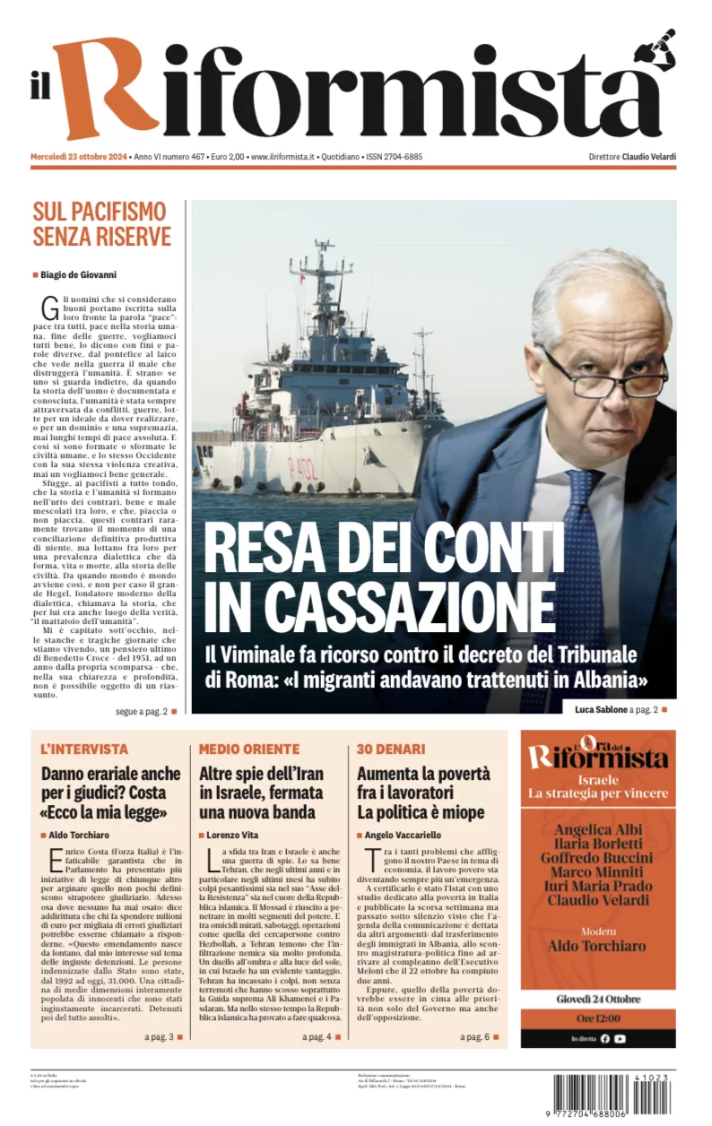 Quotidiano del 23 Ottobre 2024
