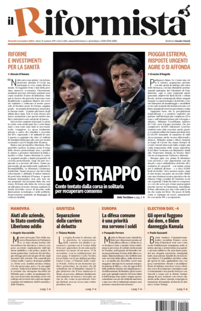 Quotidiano del 1° Novembre 2024