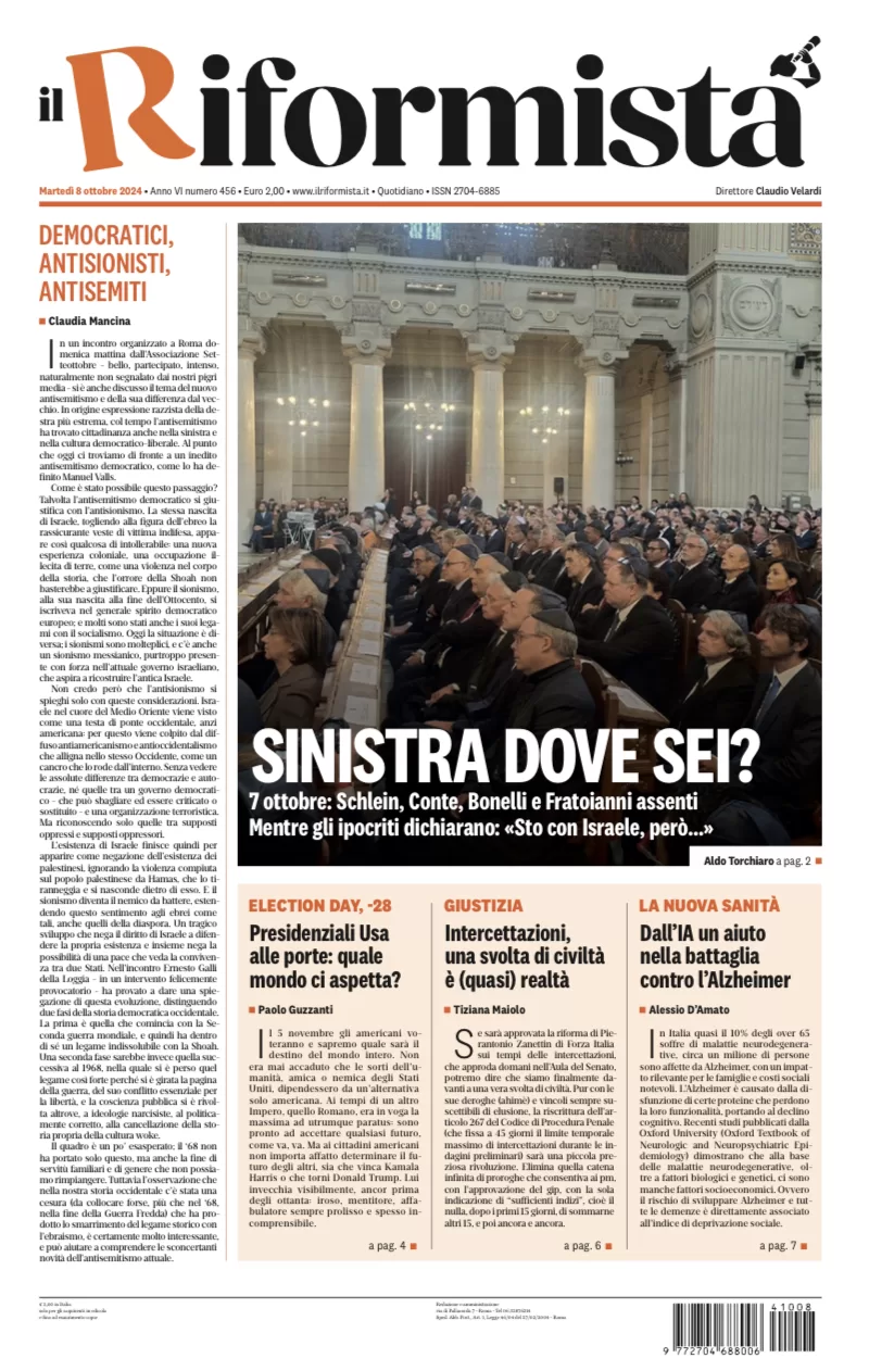 Quotidiano dell’8 Ottobre 2024