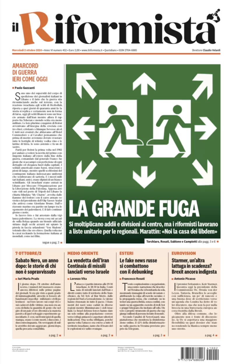 Quotidiano del 2 Ottobre 2024