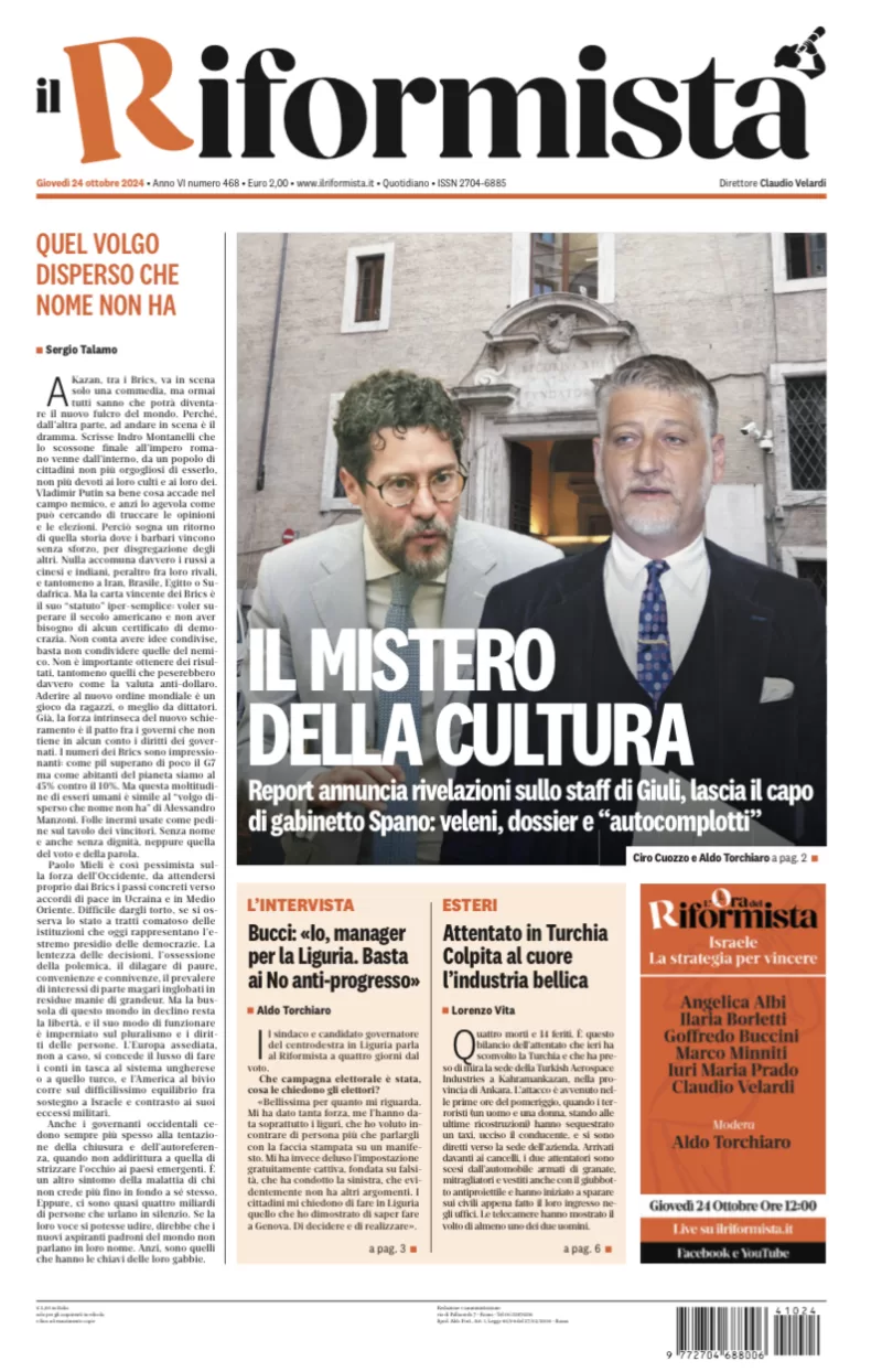 Quotidiano del 24 Ottobre 2024