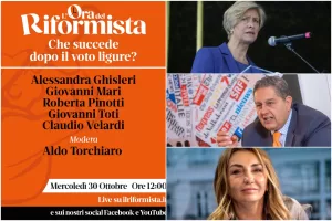 Che succede dopo il voto ligure? L’Ora del Riformista con l’ex governatore Toti: il rigore sbagliato dal centrosinistra e le prossime regionali Che succede dopo il voto ligure? L’Ora del Riformista con l’ex governatore Toti: il rigore sbagliato dal centrosinistra e le prossime regionali