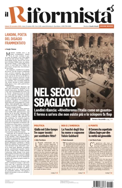 Quotidiano del 30 Novembre 2024