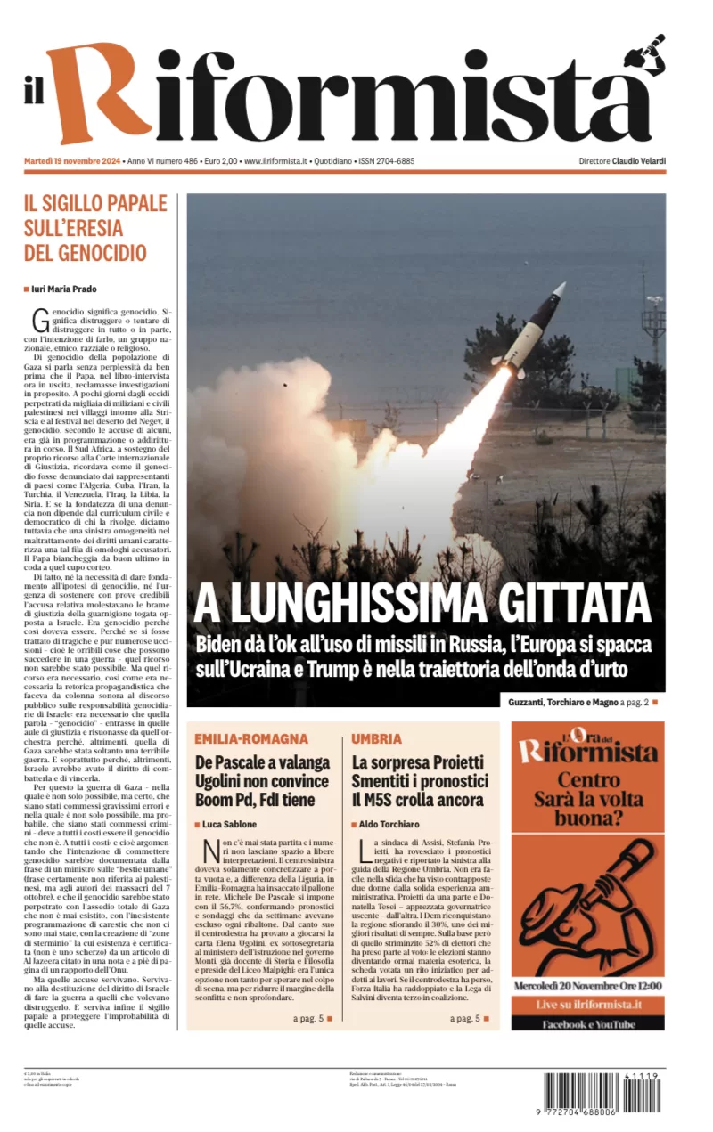 Quotidiano del 19 Novembre 2024