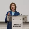 Moldova’s President Maia Sandu delivers a statement after winning a second term in a pivotal presidential runoff against a Russia-friendly opponent in Chisinau, Moldova, early Monday, Nov. 4, 2024. (AP Photo/Vadim Ghirda) 

Associated Press / LaPresse
Only italy and Spain