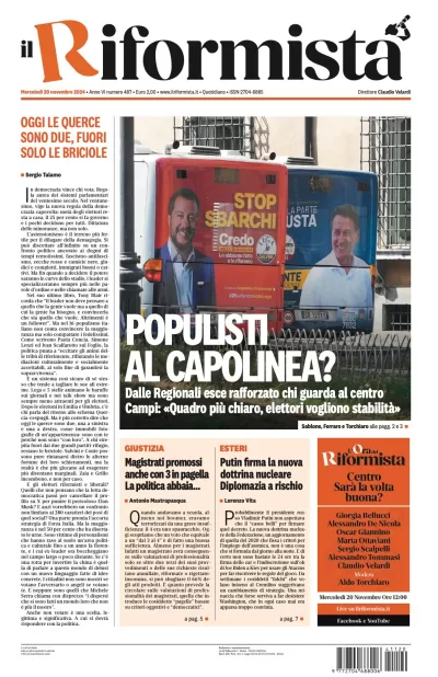 Quotidiano del 20 Novembre 2024