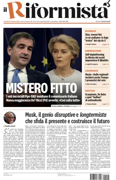 Quotidiano del 15 Novembre 2024