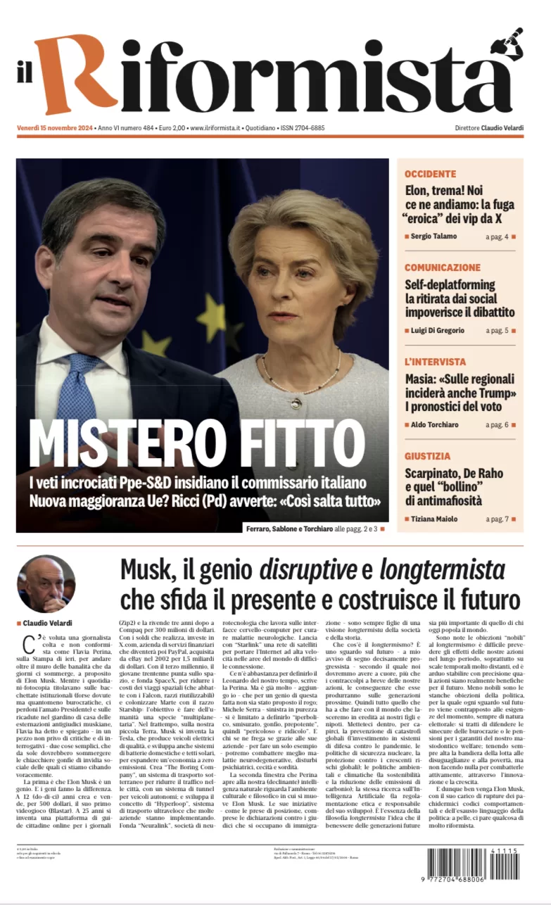 Quotidiano del 15 Novembre 2024