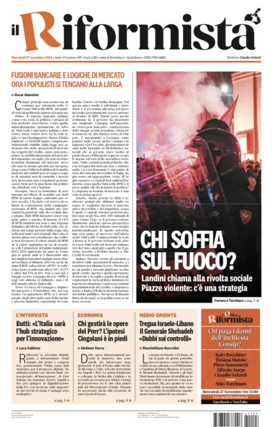 Quotidiano del 27 Novembre 2024