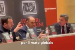 Calenda asfalta Salvini sotto gli occhi di Bruno Vespa: “Ti piace Musk che in Italia arresteresti per GPA e canne? Non leggi giornali ma dai giudizi meravigliosi”