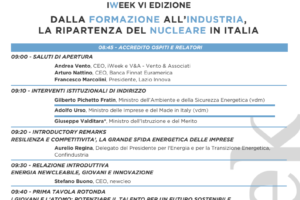 Dalla formazione all’industria, la ripartenza del nucleare in Italia. L’evento della VI edizione di iWeek