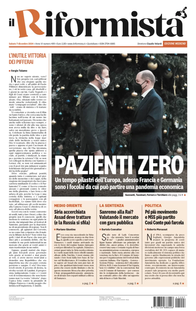 Quotidiano del 7 Dicembre 2024