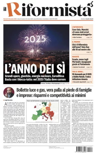 Quotidiano del 31 Dicembre 2024