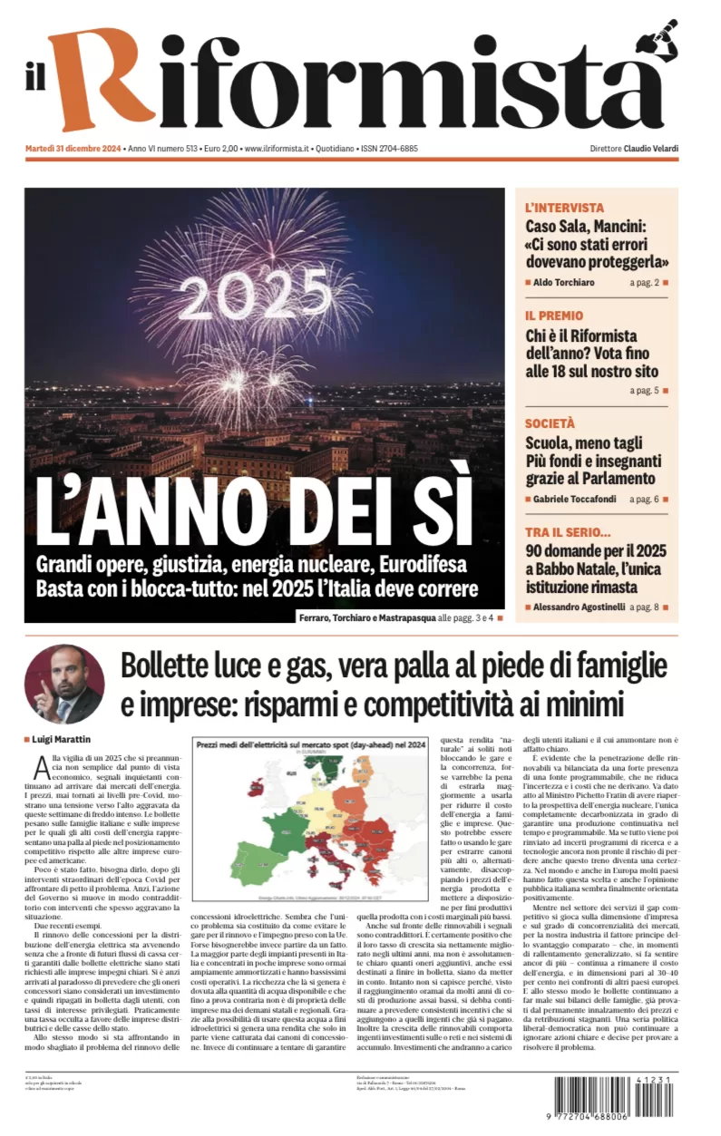 Quotidiano del 31 Dicembre 2024