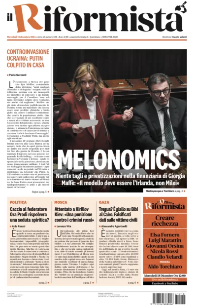 Quotidiano del 18 Dicembre 2024