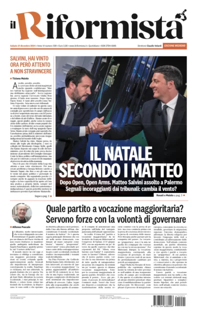 Quotidiano del 21 Dicembre 2024