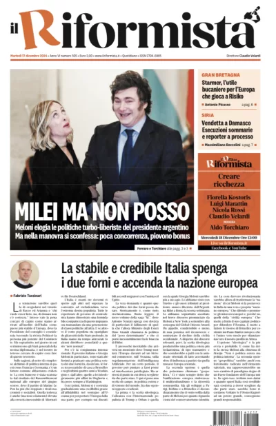 Quotidiano del 17 Dicembre 2024