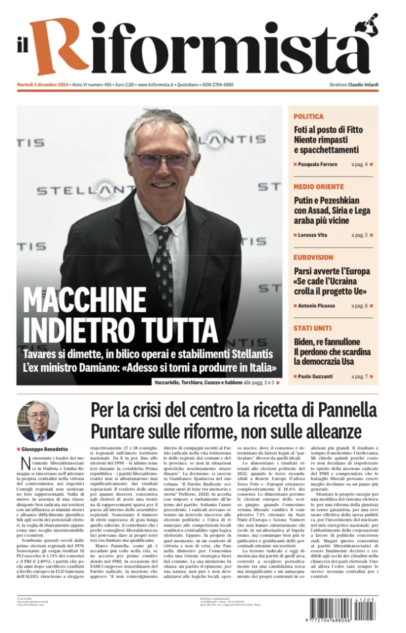 Quotidiano del 3 Dicembre 2024