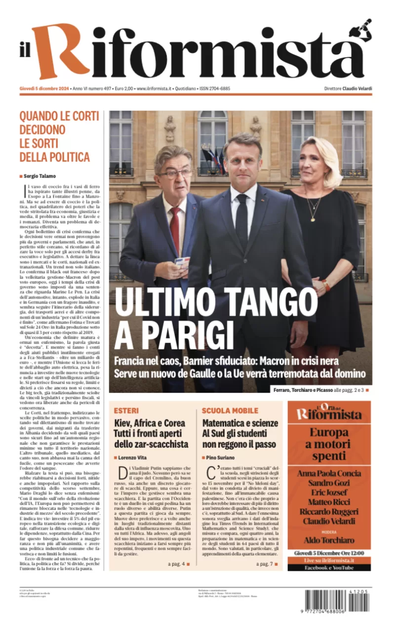 Quotidiano del 5 Dicembre 2024