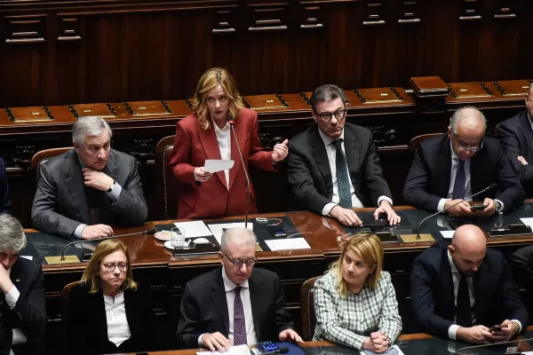 ANTONIO TAJANI MINISTRO ESTERI, LA PRESIDENTE DEL CONSIGLIO GIORGIA MELONI, GIANCARLO GIORGETTI MINISTRO ECONOMIA