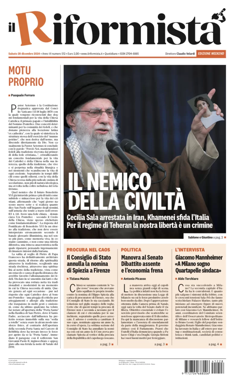 Quotidiano del 28 Dicembre 2024