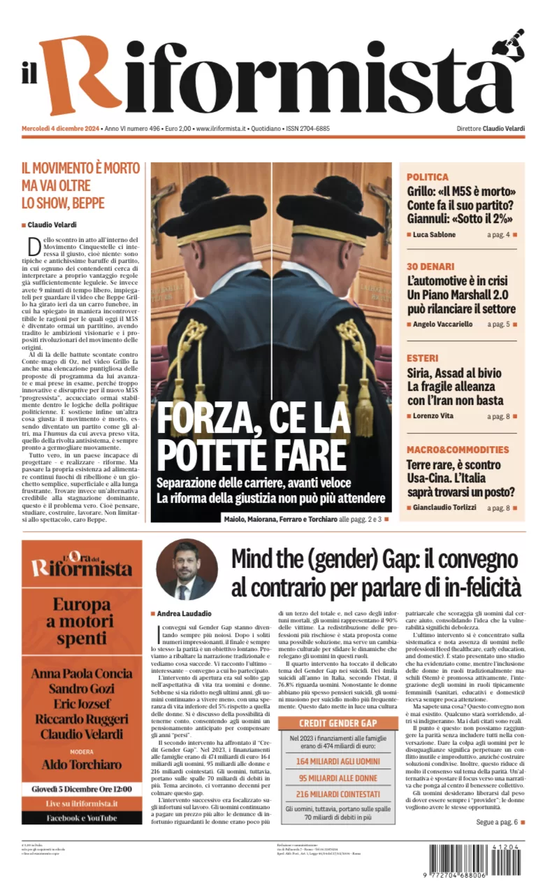 Quotidiano del 4 Dicembre 2024