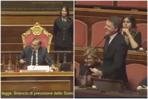Renzi e il “complimento” a La Russa, il video dello scontro in Senato: “Non dia lezioni”, “Camerata, rispetti opposizioni”