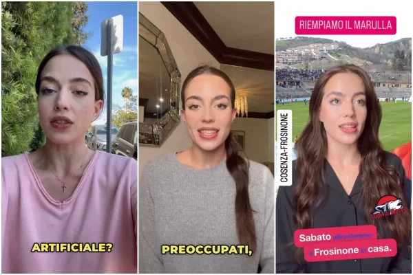 Da Cosenza ecco Sofia, la prima tifosa virtuale creata con l’IA: “Una delle cose più inquietanti viste”