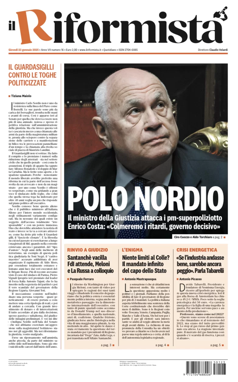 Quotidiano del 23 Gennaio 2025
