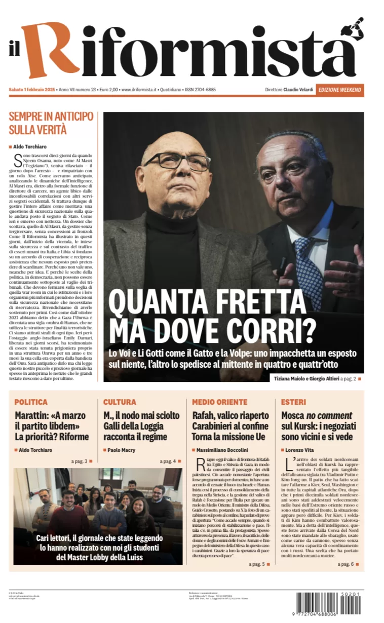 Quotidiano del 1° Febbraio 2025