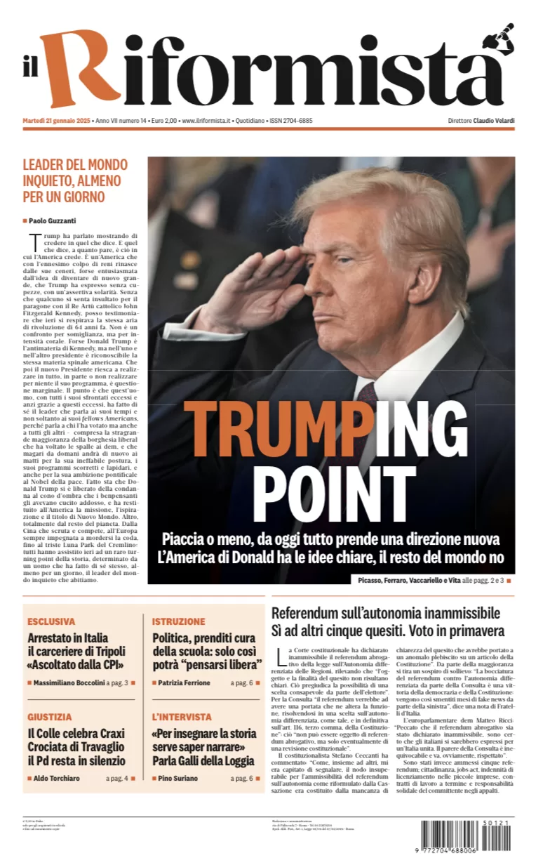 Quotidiano del 21 Gennaio 2025