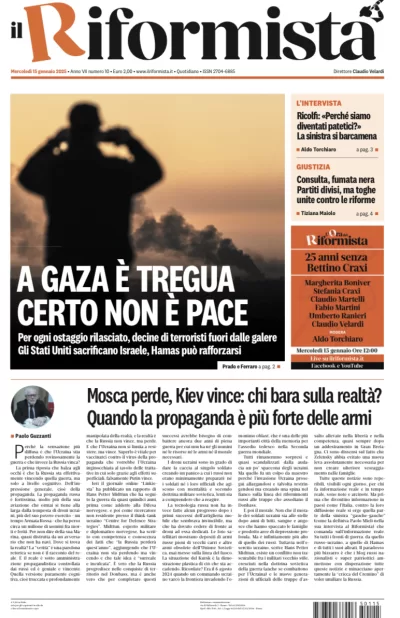 Quotidiano del 15 Gennaio 2025