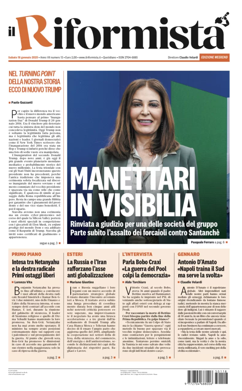 Quotidiano del 18 Gennaio 2025