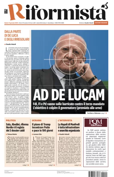Quotidiano dell’11 Gennaio 2025