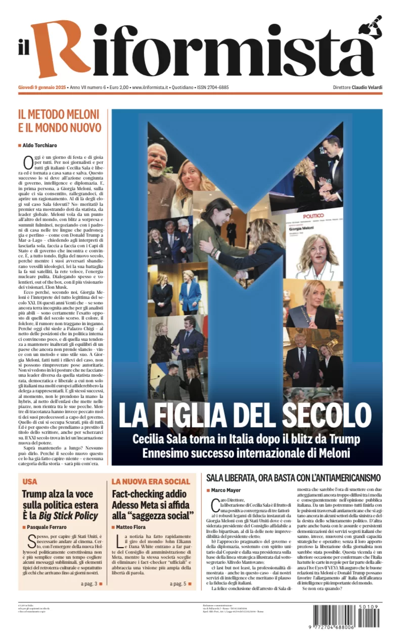Quotidiano del 9 Gennaio 2025