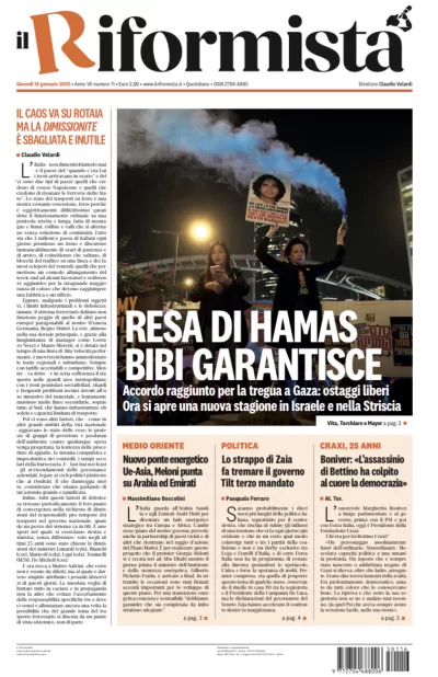 Quotidiano del 16 Gennaio 2025