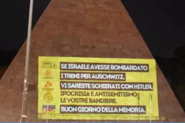 Giorno della Memoria, scritte contro Ong a Roma: “Vi sareste schierati con Hitler…”