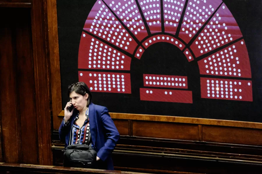 Elly Schlein PSD in occasione del voto finale sulla  riforma  in materia di ordinamento giurisdizionale e di istituzione della Corte disciplinare. Camera dei Deputati a Roma, Giovedì, 16 Gennaio 2025 (Foto Mauro Scrobogna / LaPresse)

Elly Schlein PD on the occasion of the final vote on the reform of the judicial system and the establishment of the disciplinary court. Chamber of Deputies in Rome, Thursday, January 16 2025 (Foto Mauro Scrobogna / LaPresse)