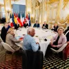 Il Presidente del Consiglio, Giorgia Meloni, partecipa alla Riunione informale su Ucraina e sicurezza a Parigi (Francia) – politica – 17 febbraio 2025DISTRIBUTION FREE OF CHARGE – NOT FOR SALE – Obbligatorio citare la fonte LaPresse/Palazzo Chigi/Filippo Attili